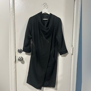Elegant Grey soft drape Jacket/tunic/ blouse size M